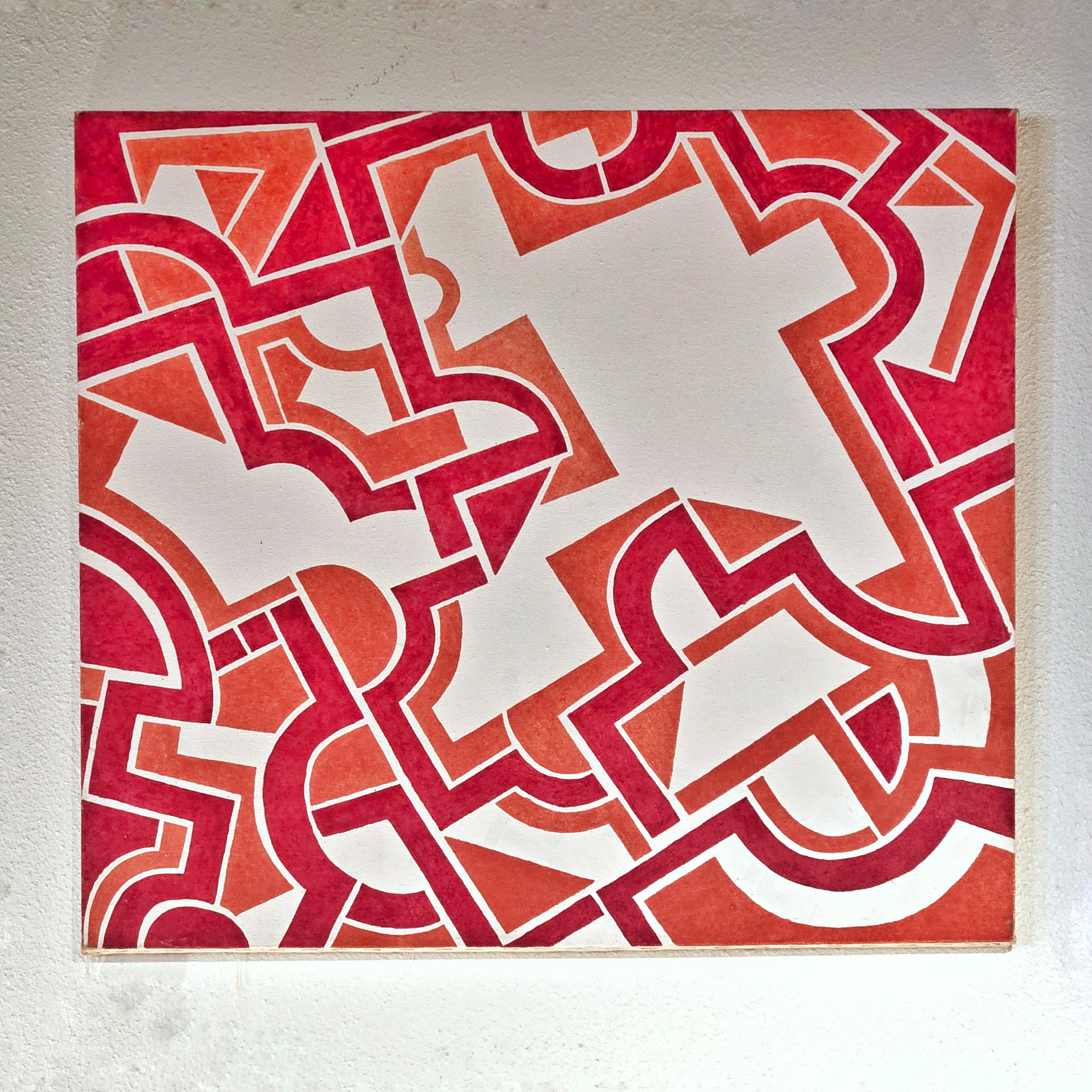 GEOMETRIC ABSTRACT BY FREDERIC M. FAILLACE (1970s)