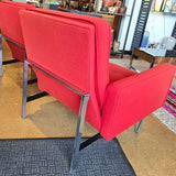 FLORENCE KNOLL PARALLEL BAR LOUNGE CHAIR FOR KNOLL ASSOCIATES (d. 1955)