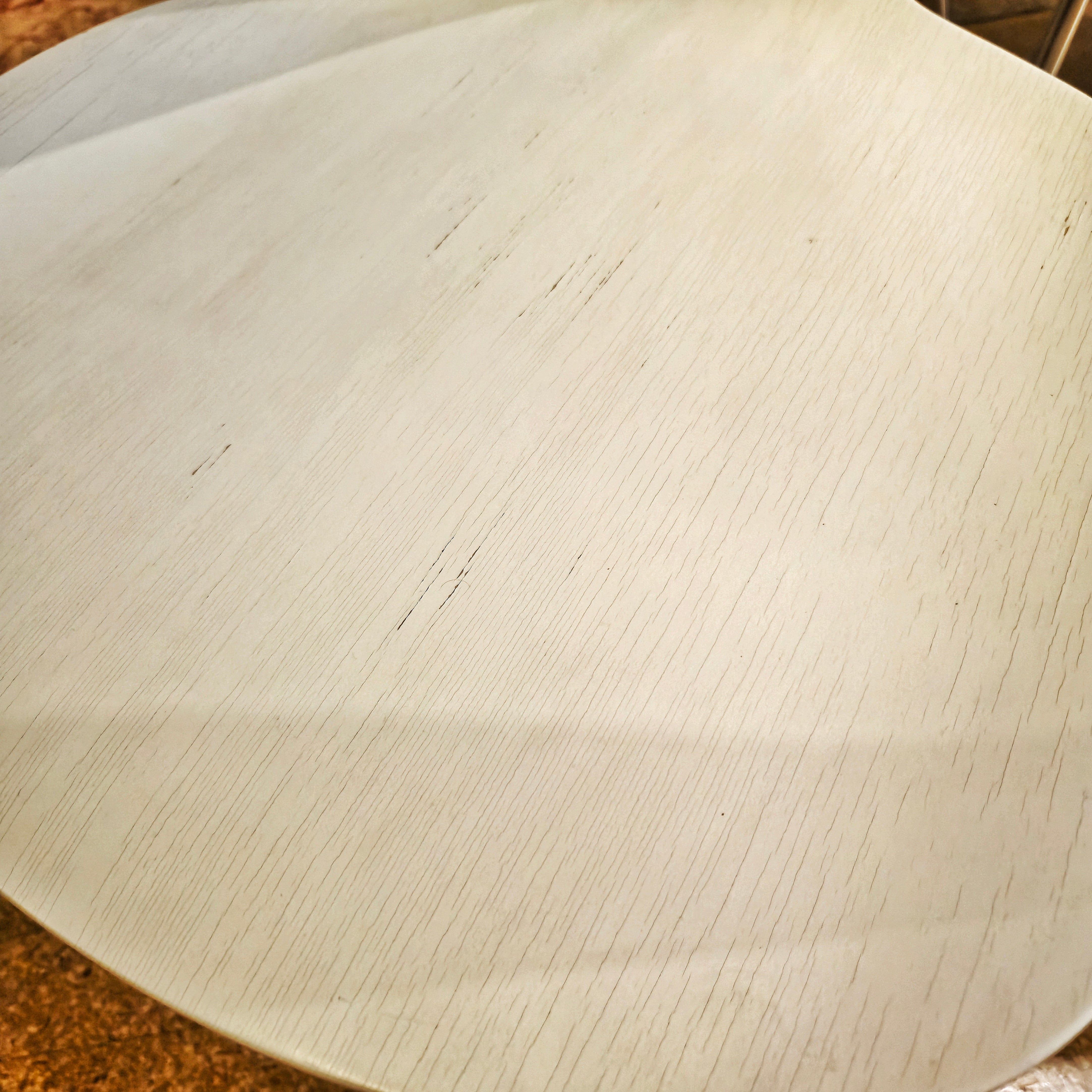 SET OF FOUR WHITE LACQUER  STACKING CHAIRS BY NORMAN CHERNER