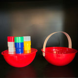 VINTAGE 70s INGRID CHICAGO PARTY BALL WITH SERVICE FOR SIX