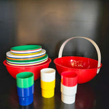 VINTAGE 70s INGRID CHICAGO PARTY BALL WITH SERVICE FOR SIX