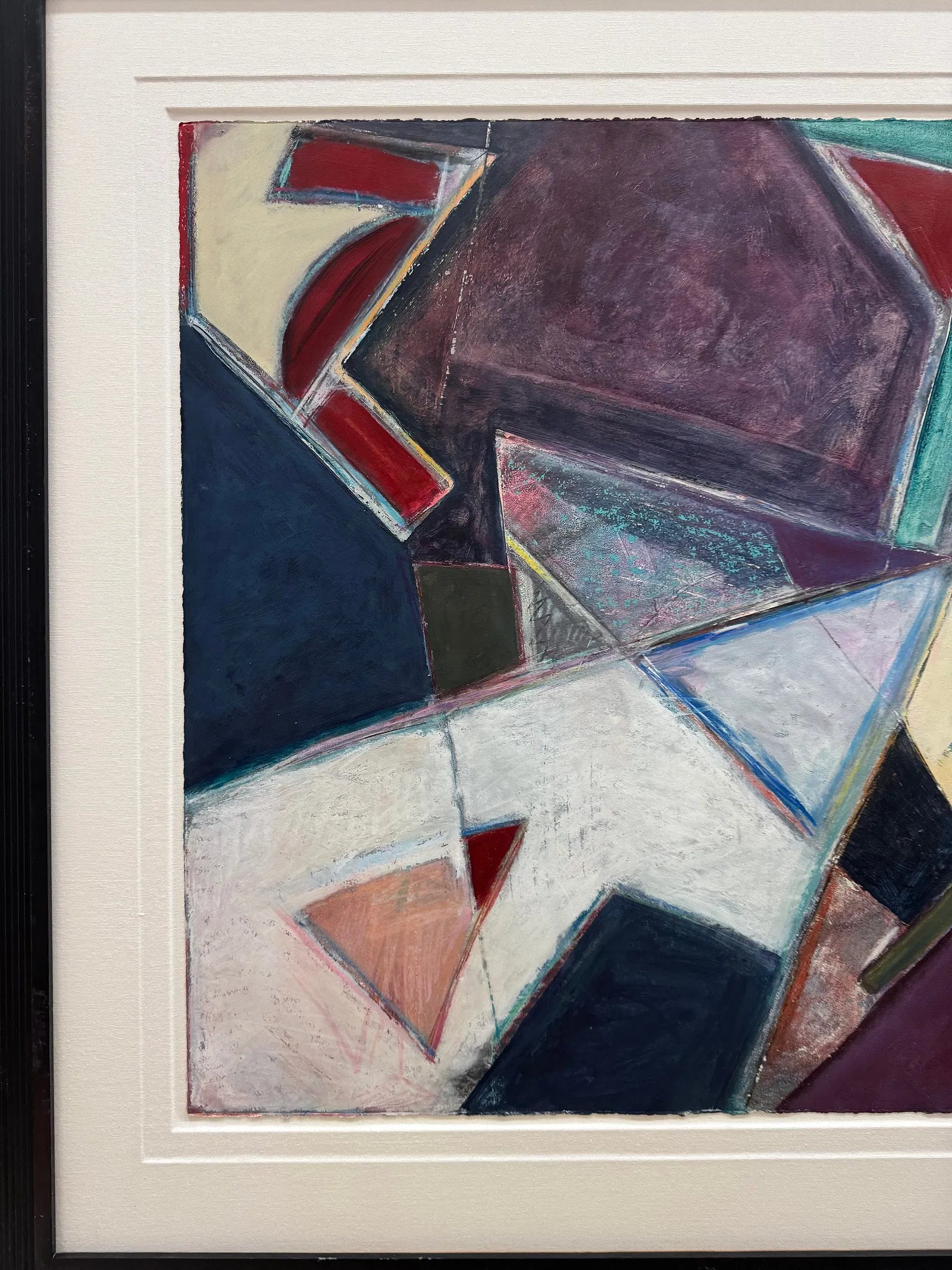 MONUMENTAL ABSTRACT SIGNED BY UNKNOWN “WM. AYERS” (1980s)