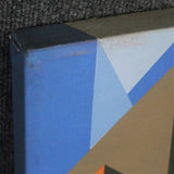 HARD-EDGE OP ART ACRYLIC BY NICK LUTTINGER (1970s)