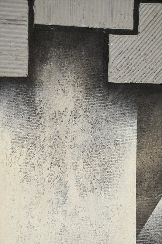 CLEAN-EDGE GEOMETRIC ABSTRACT SIGNED “MARX” (1980s)