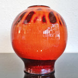 ORANGE ELLY & WILHELM KUCH STUDIO ORB VASE