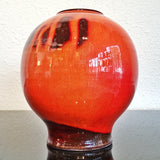 ORANGE ELLY & WILHELM KUCH STUDIO ORB VASE
