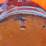ORANGE ELLY & WILHELM KUCH STUDIO ORB VASE