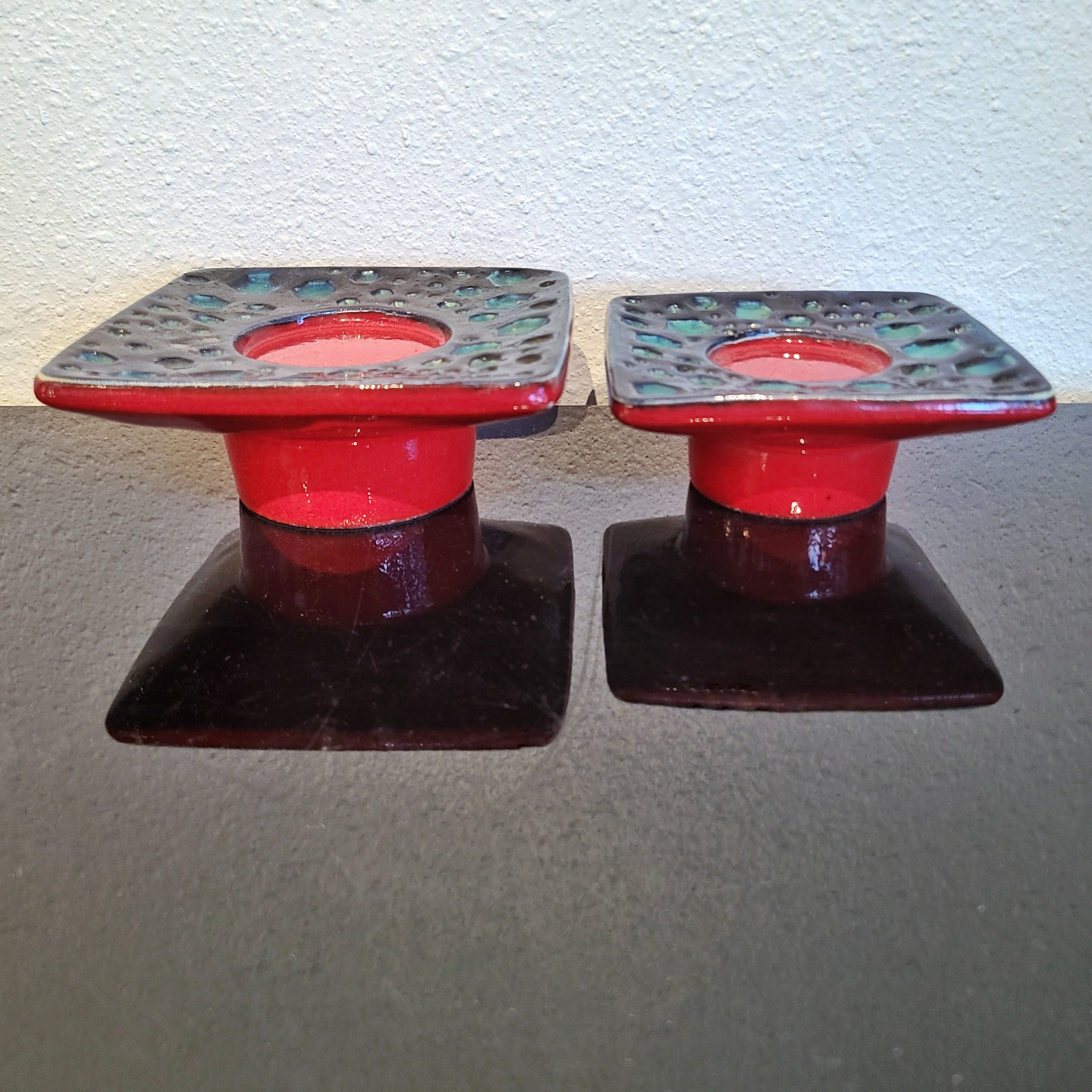 RARE DÜMLER & BREIDEN CANDLEHOLDERS Nrs. 31 & 32