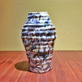 UNUSUAL COILED STONEWARE VASE SIGNED “RADOVICH”