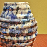 UNUSUAL COILED STONEWARE VASE SIGNED “RADOVICH”