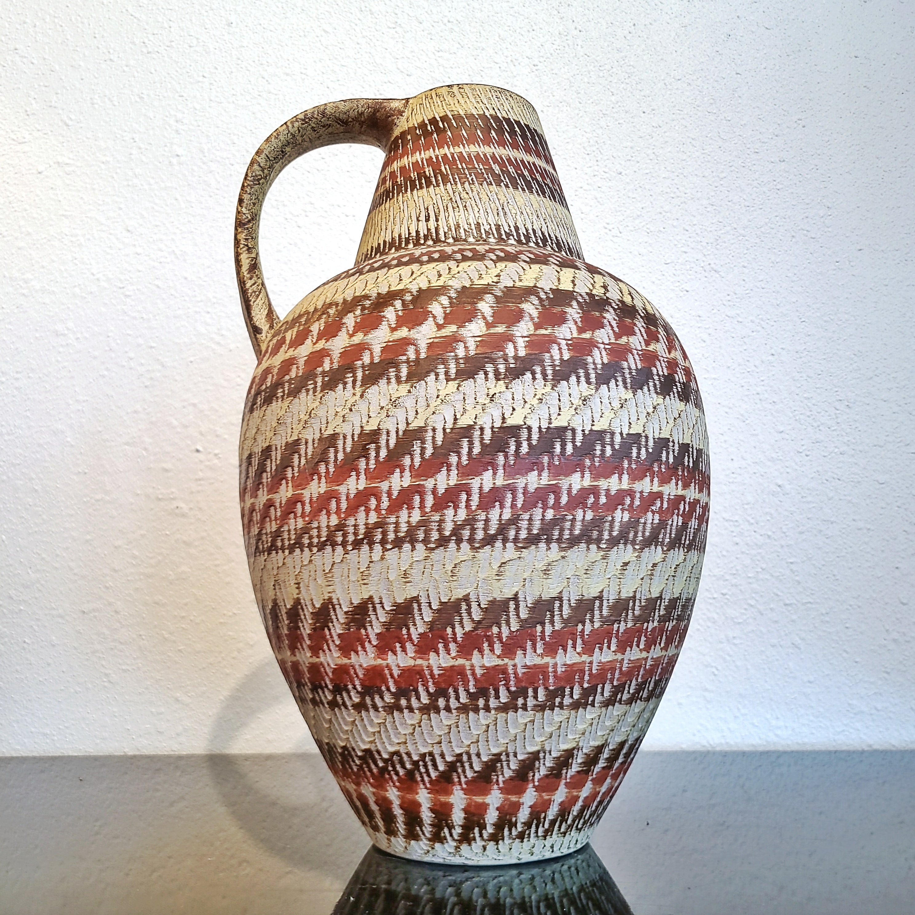 DÜMLER & BREIDEN  FAUX “KLINKER” FLOOR VASE Nr. 285/45
