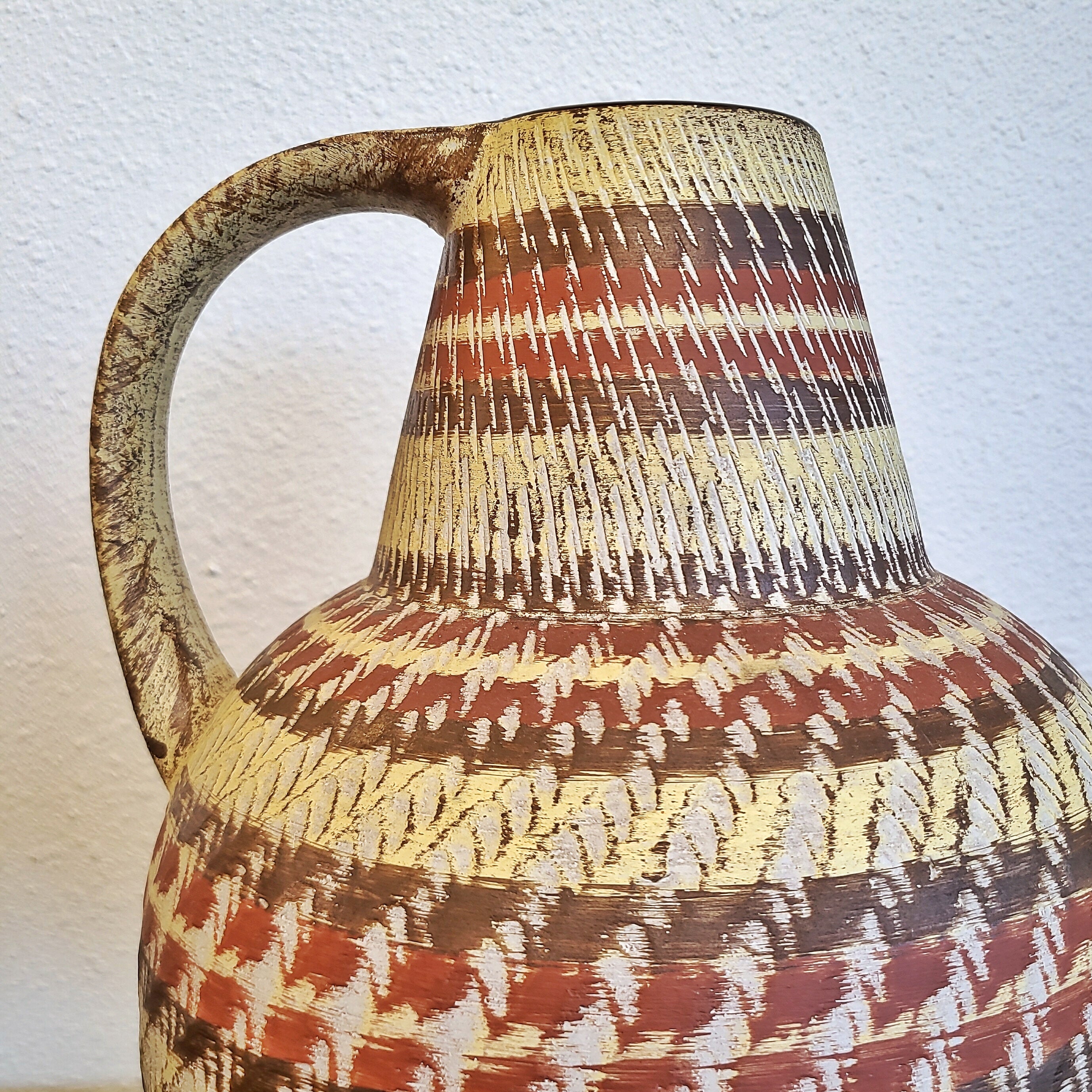 DÜMLER & BREIDEN  FAUX “KLINKER” FLOOR VASE Nr. 285/45