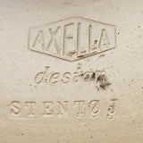 STONEWARE LIGHT FIXTURE BY AKSEL LARSEN  FOR AXELLA (DENMARK)