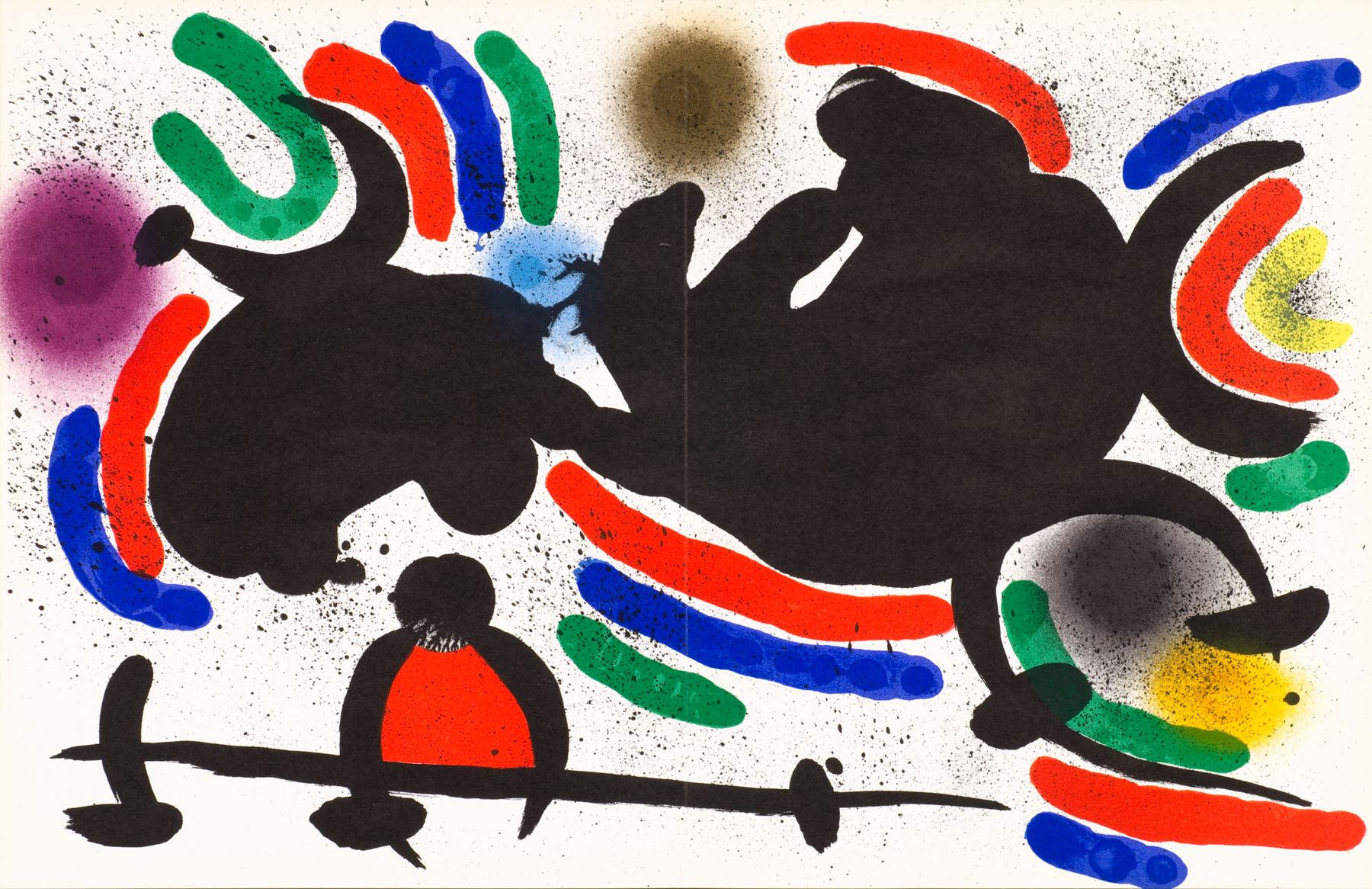 ‘LITHOGRAPHE I - PLATE IV’ BY JOAN MIRÓ (1972)