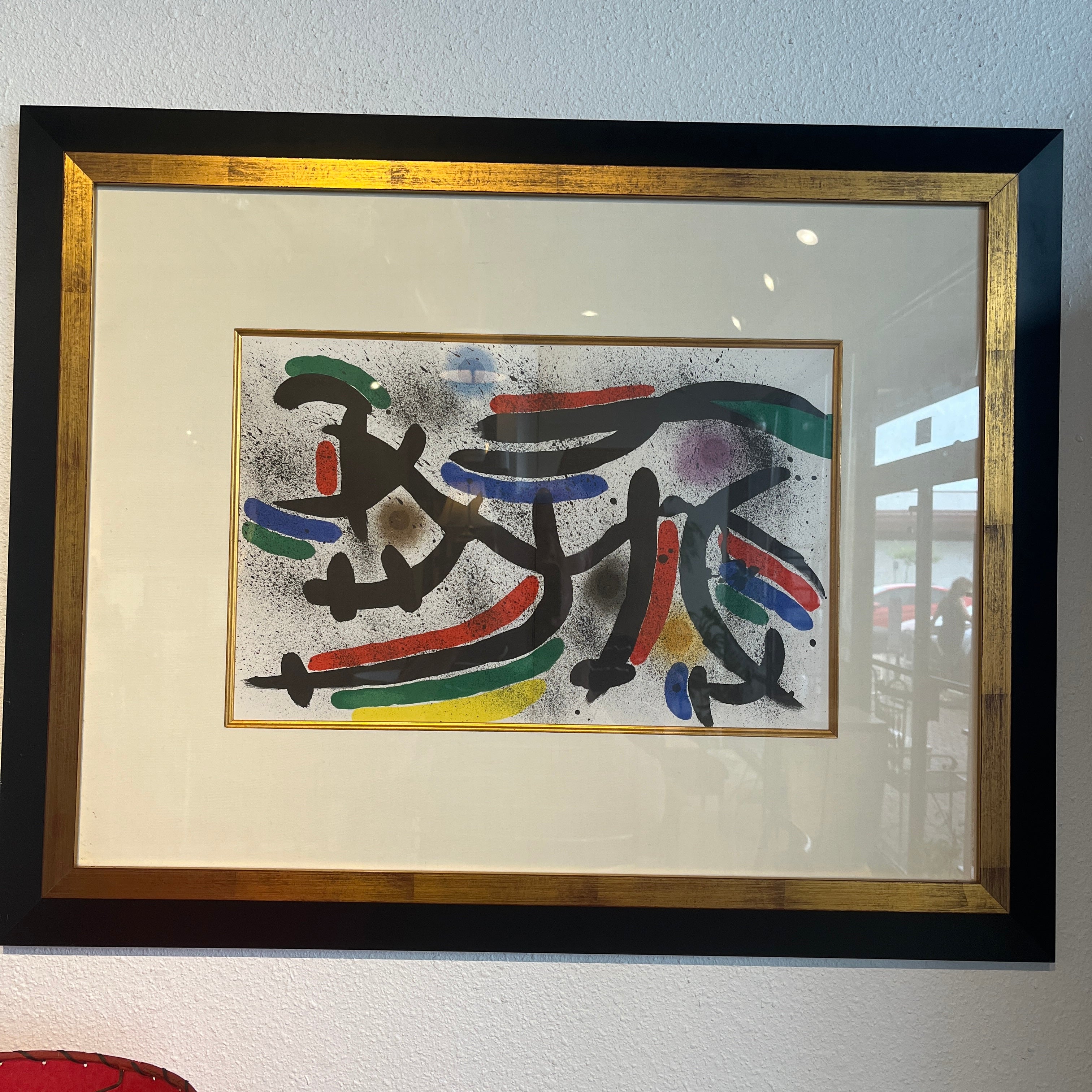 ‘LITHOGRAPHE I - PLATE IX’ BY JOAN MIRÓ (1972)
