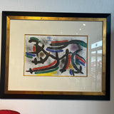 ‘LITHOGRAPHE I - PLATE IX’ BY JOAN MIRÓ (1972)
