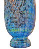 MONUMENTAL HAND-TURNED CERAMIC TABLE LAMP IN THE ‘ABSTRACT’ DÉCOR BY ALDO LONDI FOR BITOSSI CERAMICHE