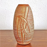 UNKNOWN “KLINKER” VASE WITH BAMBOO DÉCOR