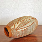 UNKNOWN “KLINKER” VASE WITH BAMBOO DÉCOR