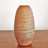 UNKNOWN “KLINKER” VASE WITH BAMBOO DÉCOR