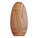 UNKNOWN “KLINKER” VASE WITH BAMBOO DÉCOR