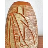 UNKNOWN “KLINKER” VASE WITH BAMBOO DÉCOR
