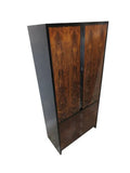 TALL MODERNIST EBONIZED KAS WITH ROSEWOOD DOOR AND DRAWER FRONTS