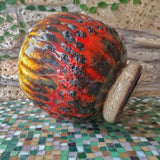 SCHEURICH KERAMIK ‘VULKAN’ CERAMOS BALL VASE Nr. 284/19