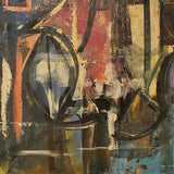 ‘SMALL FISHING VILLAGE’ OIL ON MASONITE SIGNED MATHESON