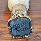 ANTIQUE VICTORIAN MOTHER-OF-PEARL PETSCHAFT (1900)