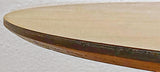 ITALIAN TRESTLE DINING TABLE OF TUBULAR STEEL AND LAMINATE ON PLYWOOD