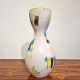 GUIDO GAMBONE GOURD SHAPED CRACKLE-GLAZE VASE (REPAIRED)
