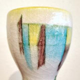 GUIDO GAMBONE GOURD SHAPED CRACKLE-GLAZE VASE (REPAIRED)