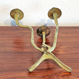 1950s BIOMORPHIC METAL CANDELABRA