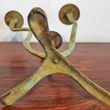 1950s BIOMORPHIC METAL CANDELABRA