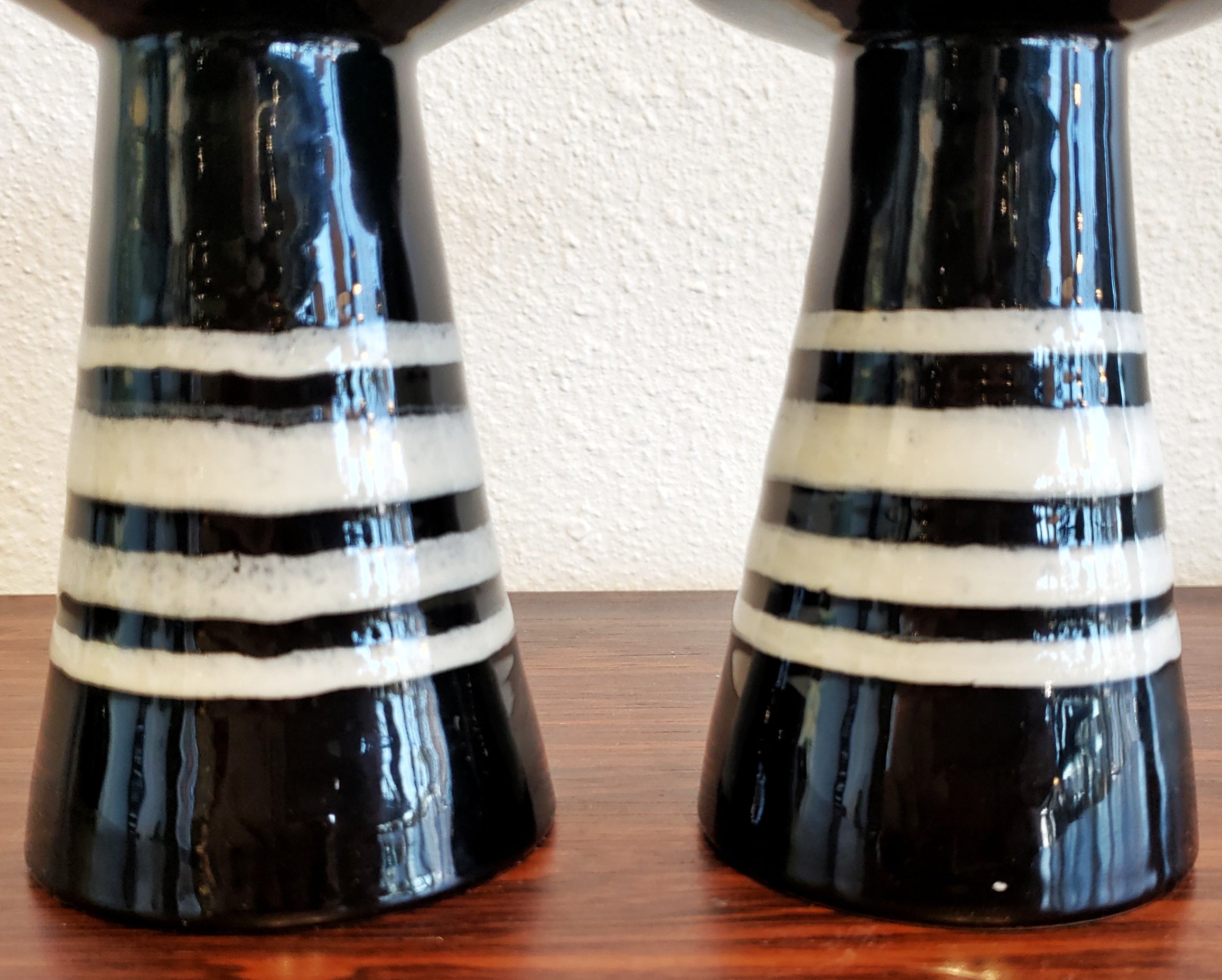 ALDO LONDI CANDLESTICKS AND ASHTRAY FOR BITOSSI CERAMICHE