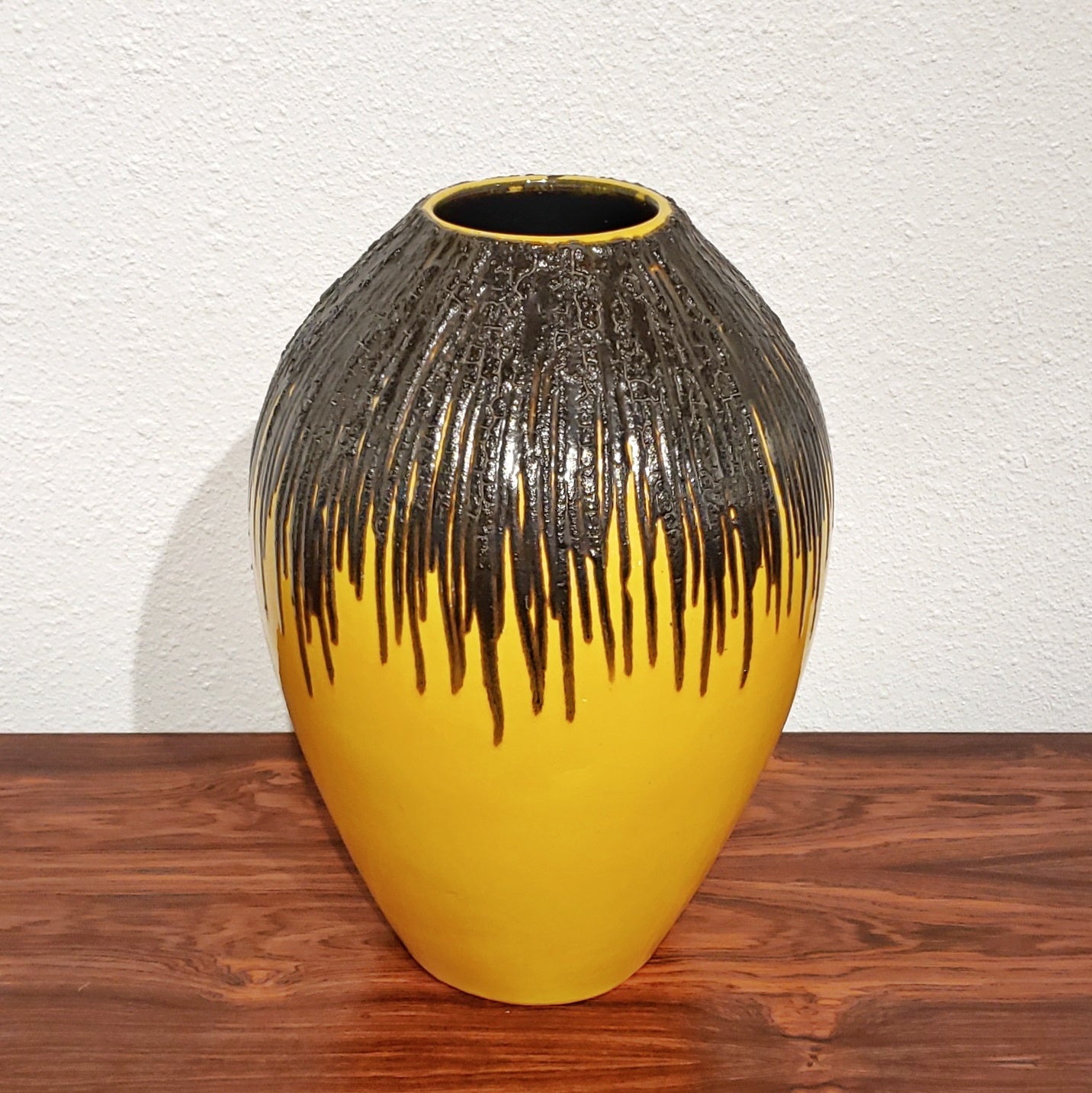1960s ES KERAMIK FAT LAVA FLOOR VASE 885/40