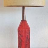 CANADIAN STUDIO POTTERY TABLE LAMP (UNSIGNED)