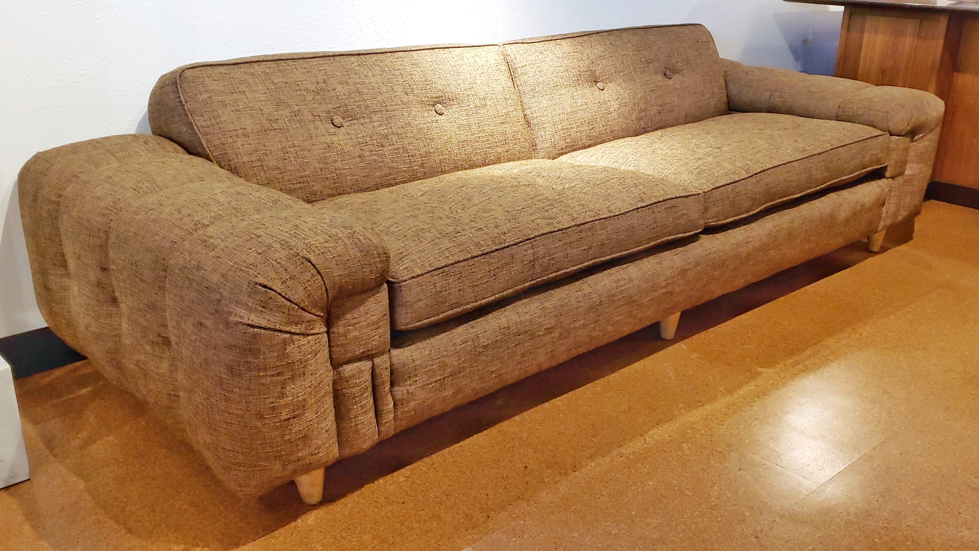 ’50s VINTAGE KARPEN SOFA (NEW UPHOLSTERY)