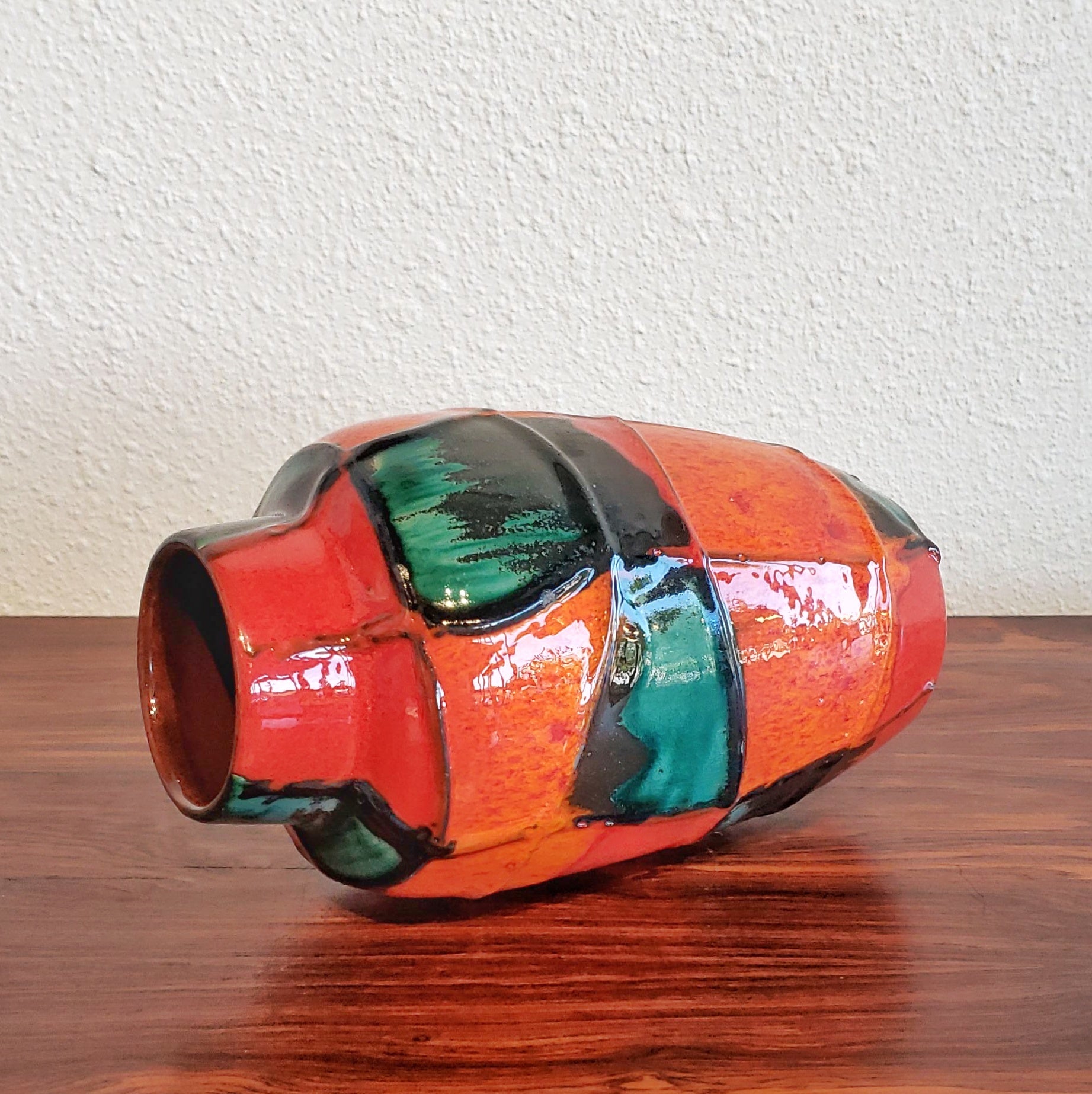 SCHEURICH KERAMIK ‘HARLEKIN’ VASE Nr. 549/21