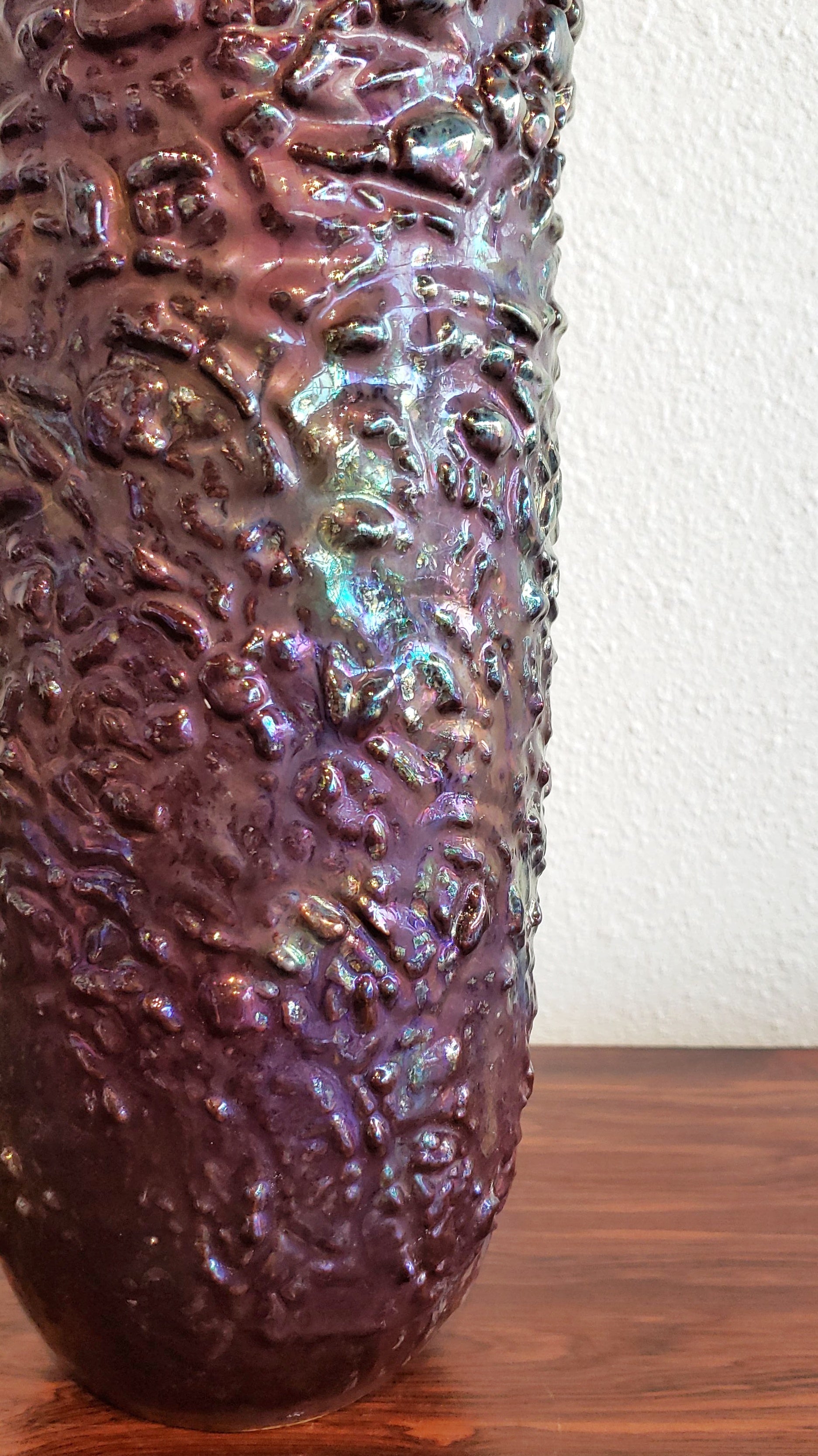 RICHARD FREIWALD LUSTERWARE BOTTLE VASE