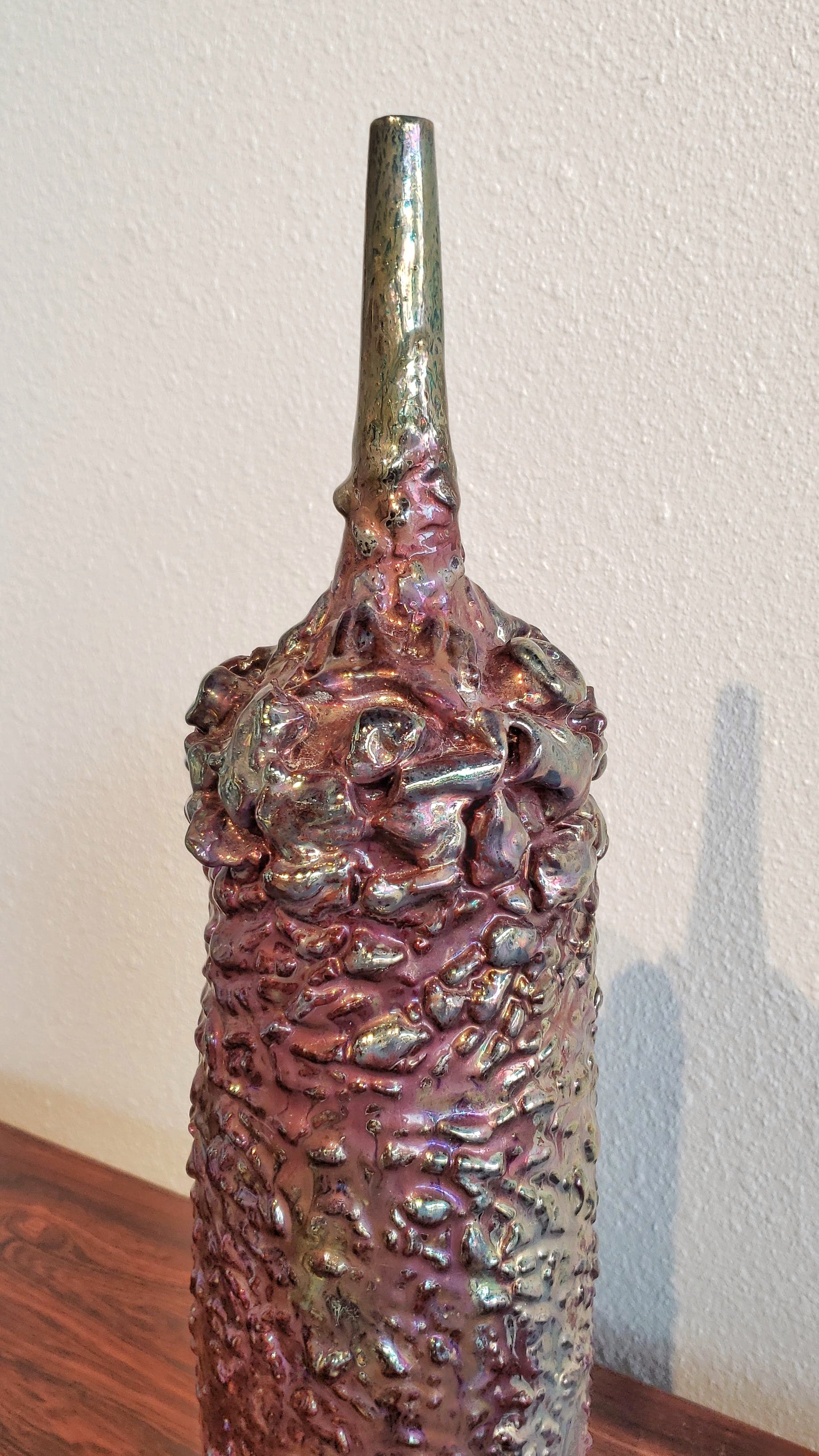 RICHARD FREIWALD LUSTERWARE BOTTLE VASE
