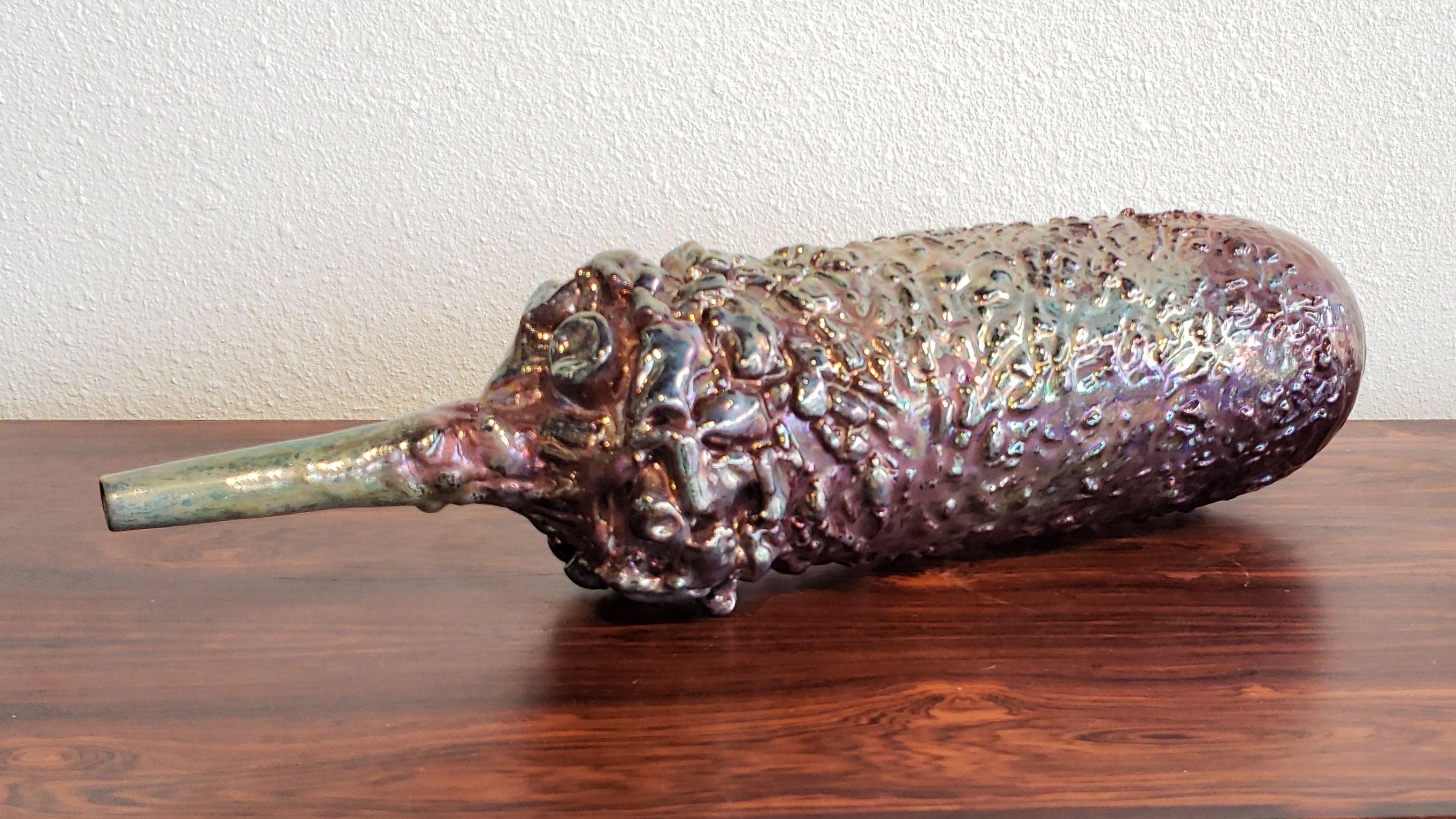 RICHARD FREIWALD LUSTERWARE BOTTLE VASE