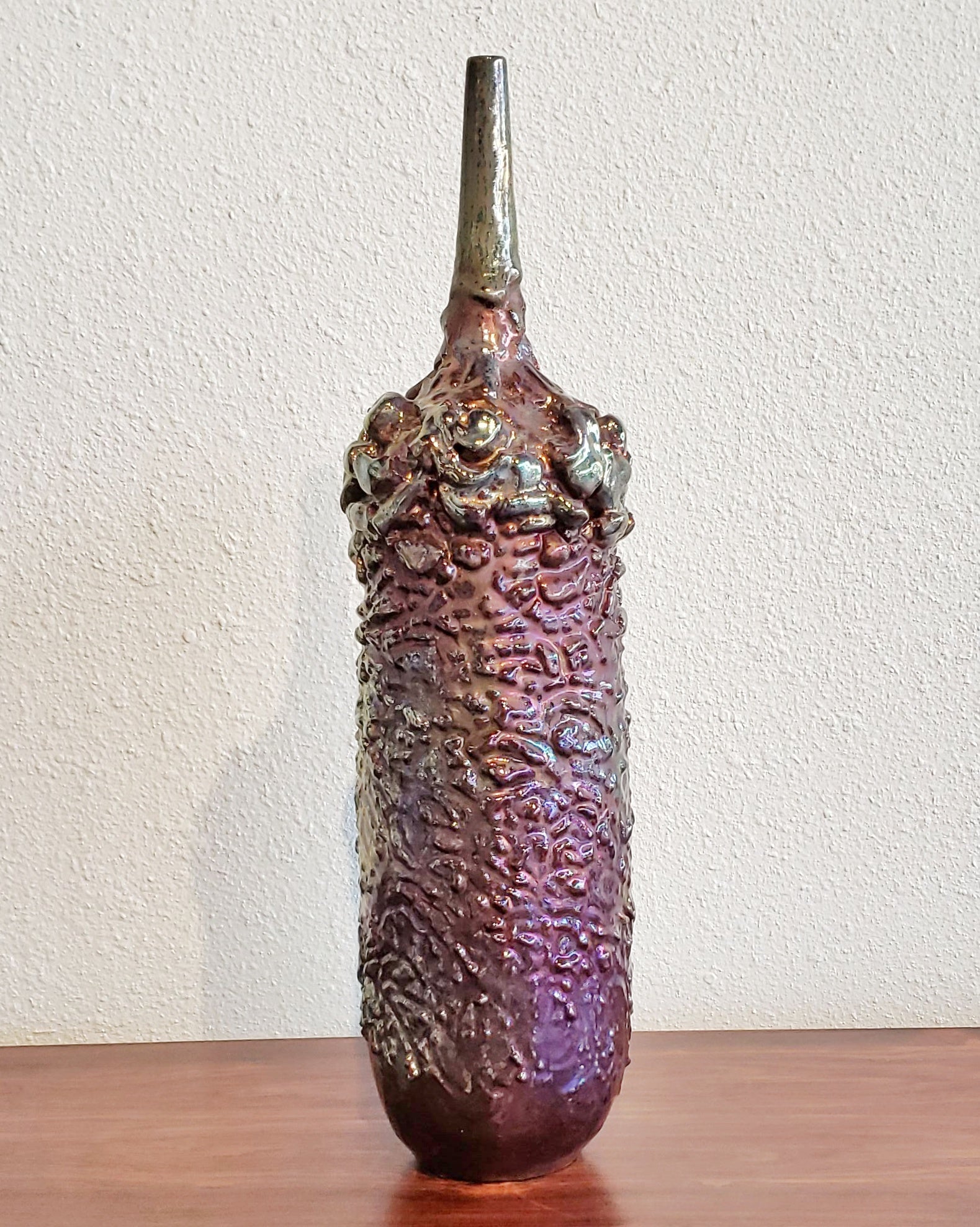RICHARD FREIWALD LUSTERWARE BOTTLE VASE