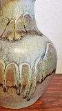 CARSTENS TÖNNIESHOF JUG VASE WITH GREEN LAVA GLAZE Nr. 7056/25