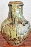 CARSTENS TÖNNIESHOF JUG VASE WITH GREEN LAVA GLAZE Nr. 7056/25