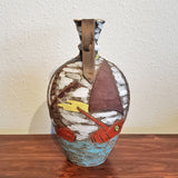 FRATELLI FANCIULLACCI JUG VASE WITH NAUTICAL MOTIF (36 cm)