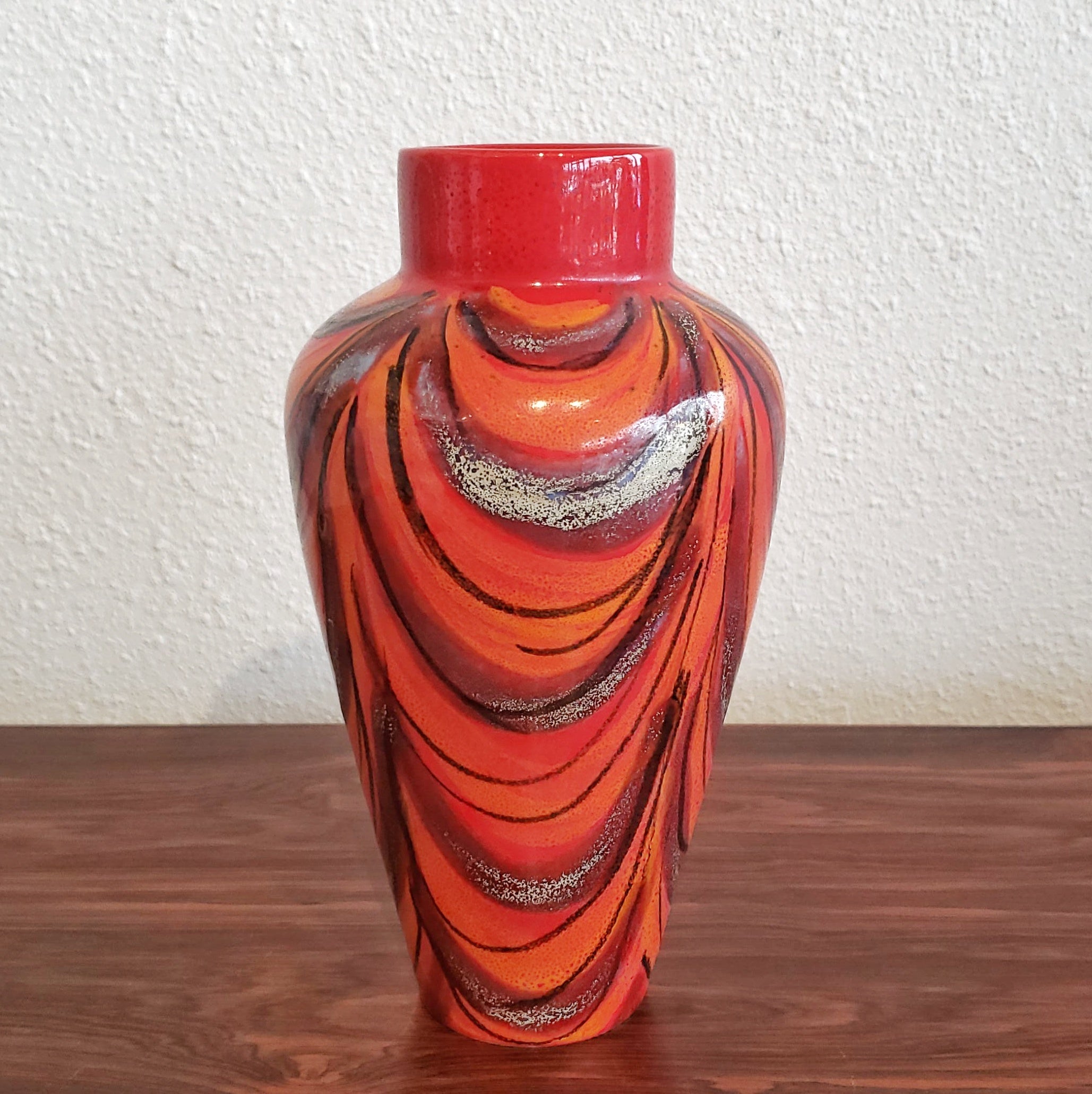 GINGER JAR VASE BY ALVINO BAGNI FOR RAYMOR (ITALY)