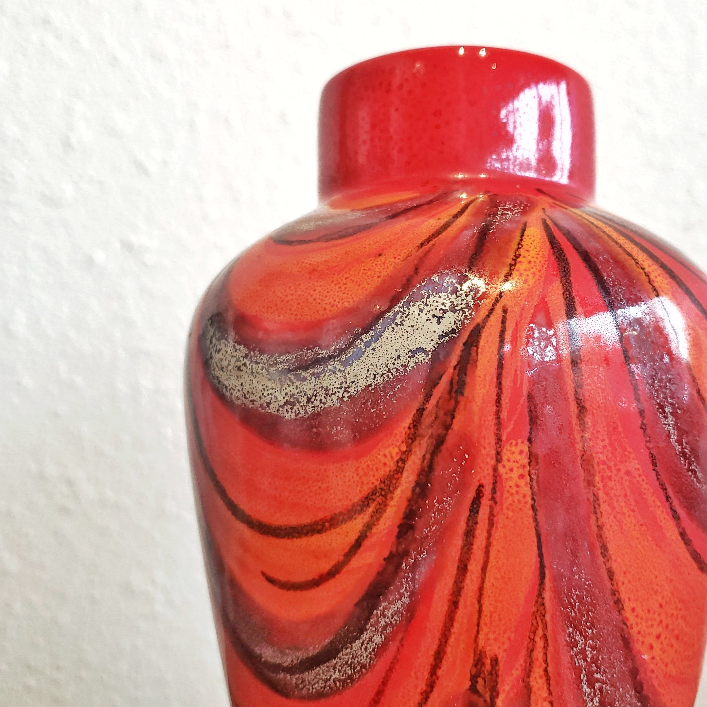GINGER JAR VASE BY ALVINO BAGNI FOR RAYMOR (ITALY)