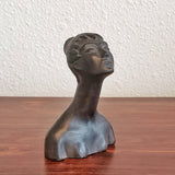 FEMALE BUCCHERO BUST BY CARLO ALBERTO ROSSI (c. 1940s)